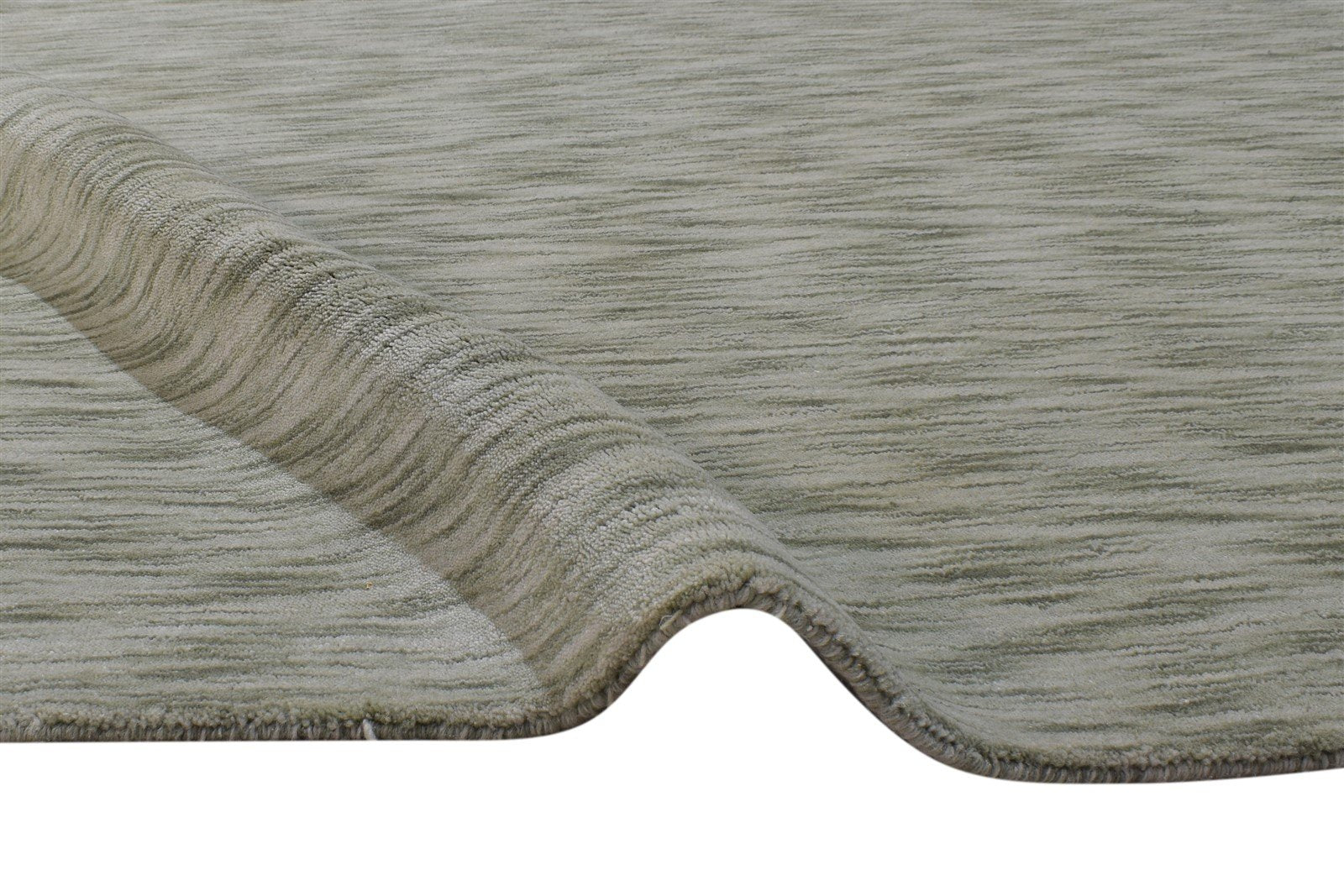 4' X 4' Rug Wool Sage Modern Hand Woven Scandinavian Solid Room Size Carpet   7864820727957