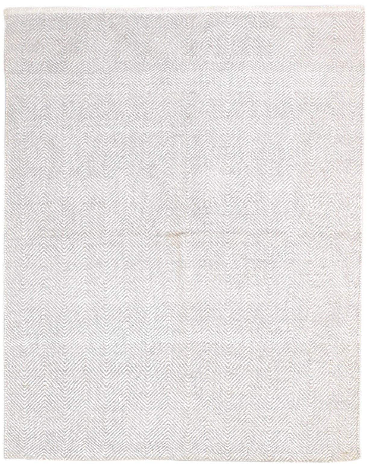 4' X 5' Rug Wool Beige Modern Dhurrie Scandinavian Chevron Room Size Carpet   7865142542485
