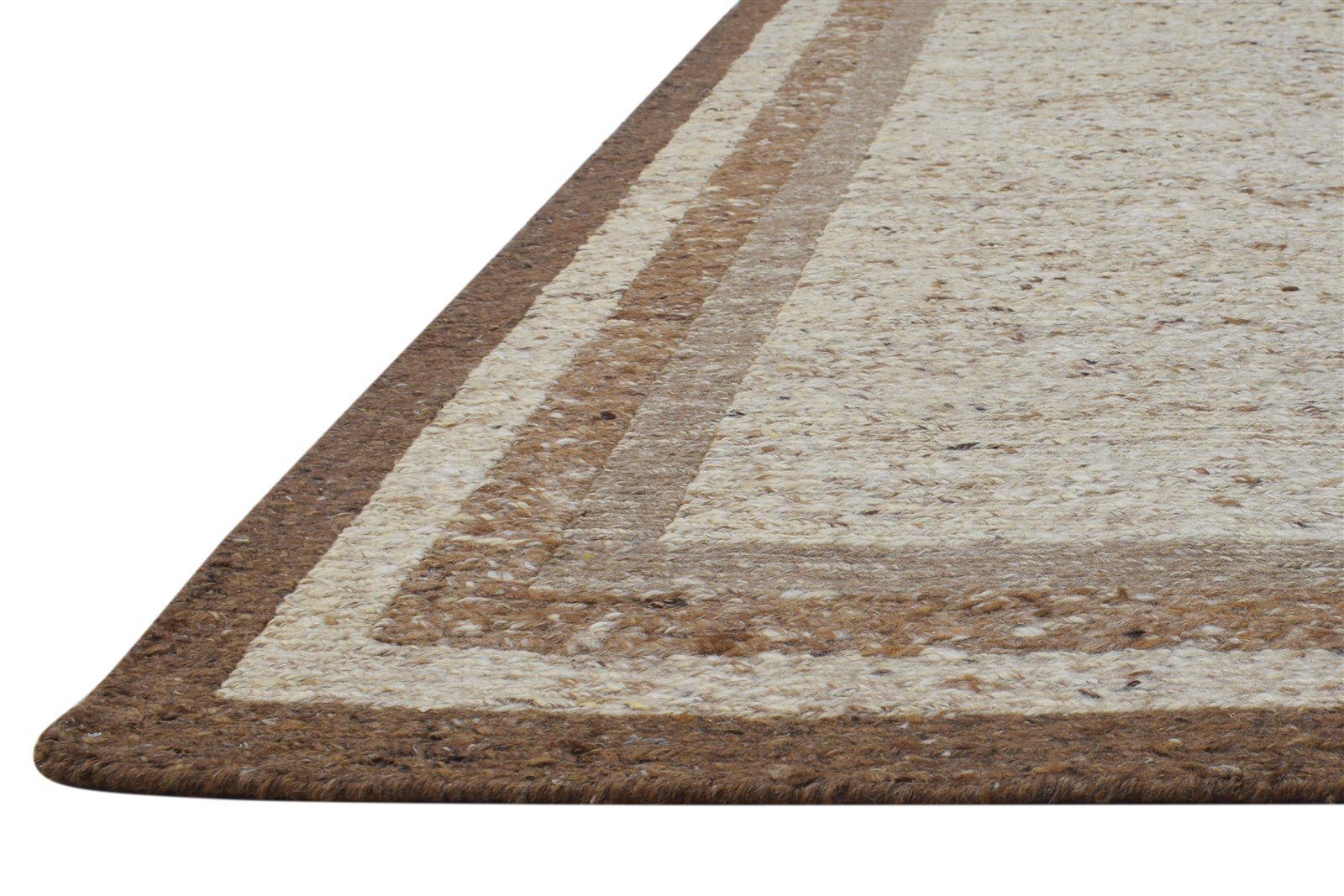 4' X 6' Rug Wool Beige Persian Hand Knotted Gabbeh Bordered Room Size Carpet   7864869060757