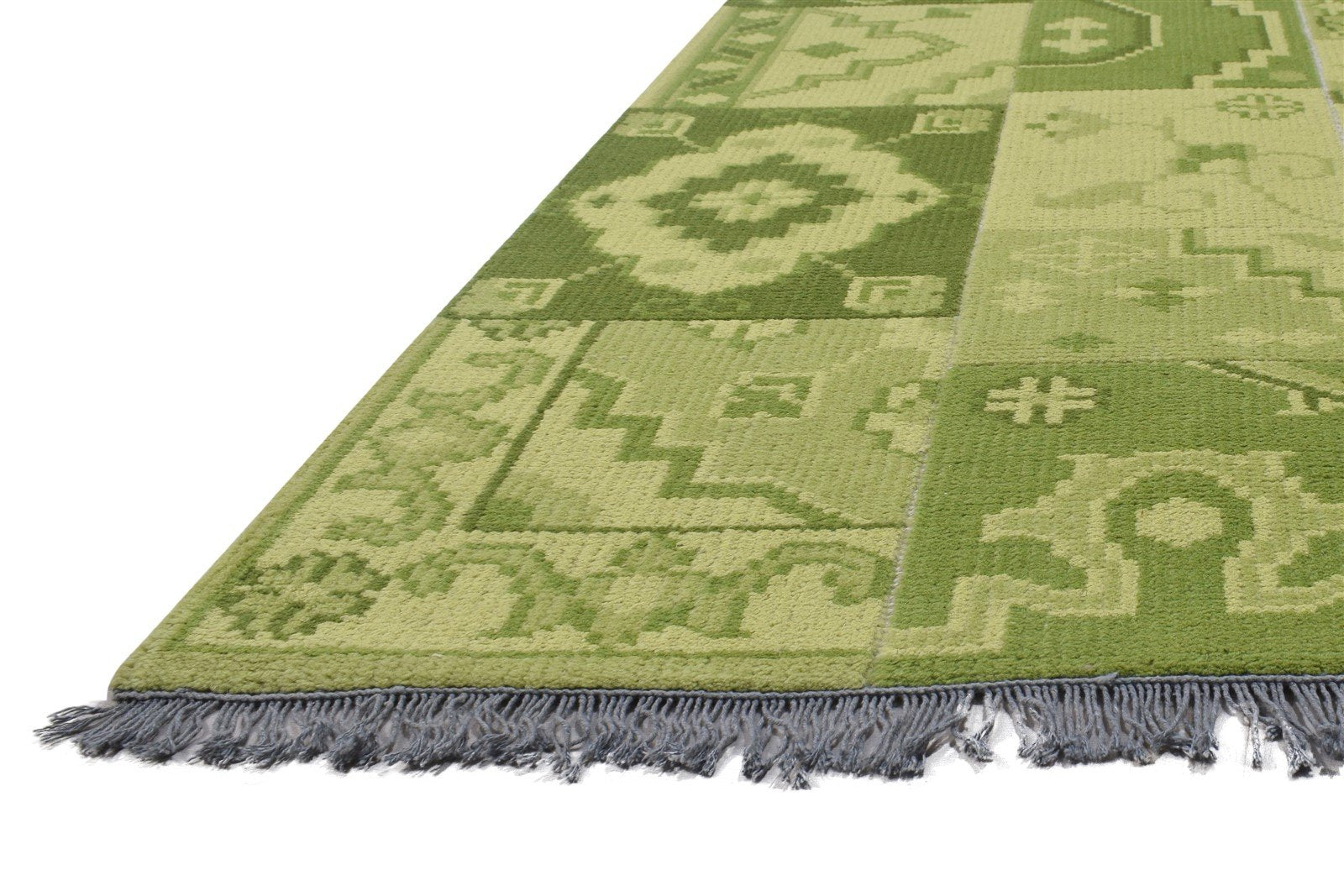 4' X 6' Rug Wool Green Persian Hand Knotted Mughal Oriental Room Size Carpet   7864873517205