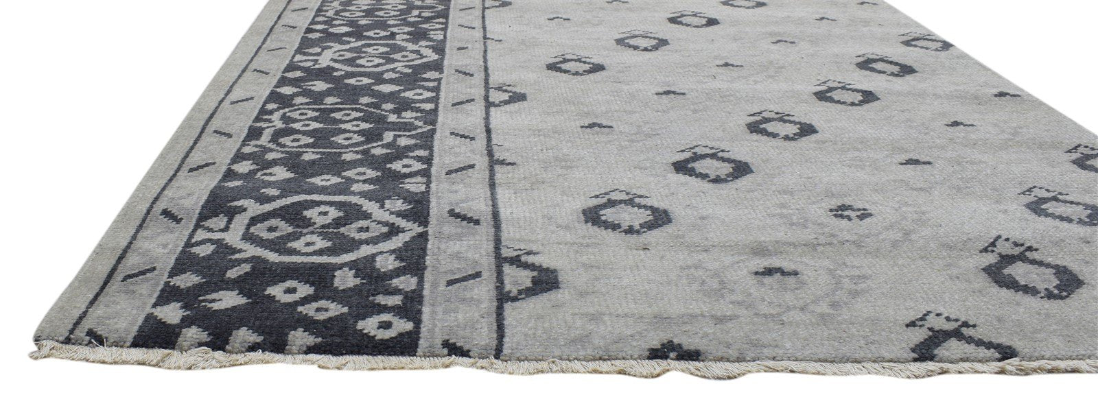4' X 6' Rug Wool Ivory Persian Hand Knotted Oushak Oriental Room Size Carpet   7860680851605