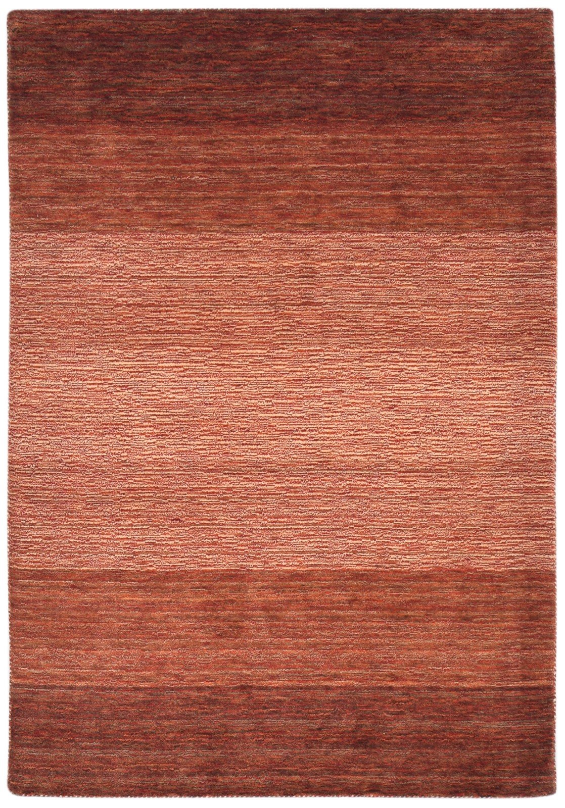 4' X 6' Rug Wool Rust Persian Handloom Gabbeh Striped Room Size Carpet   7864881184917