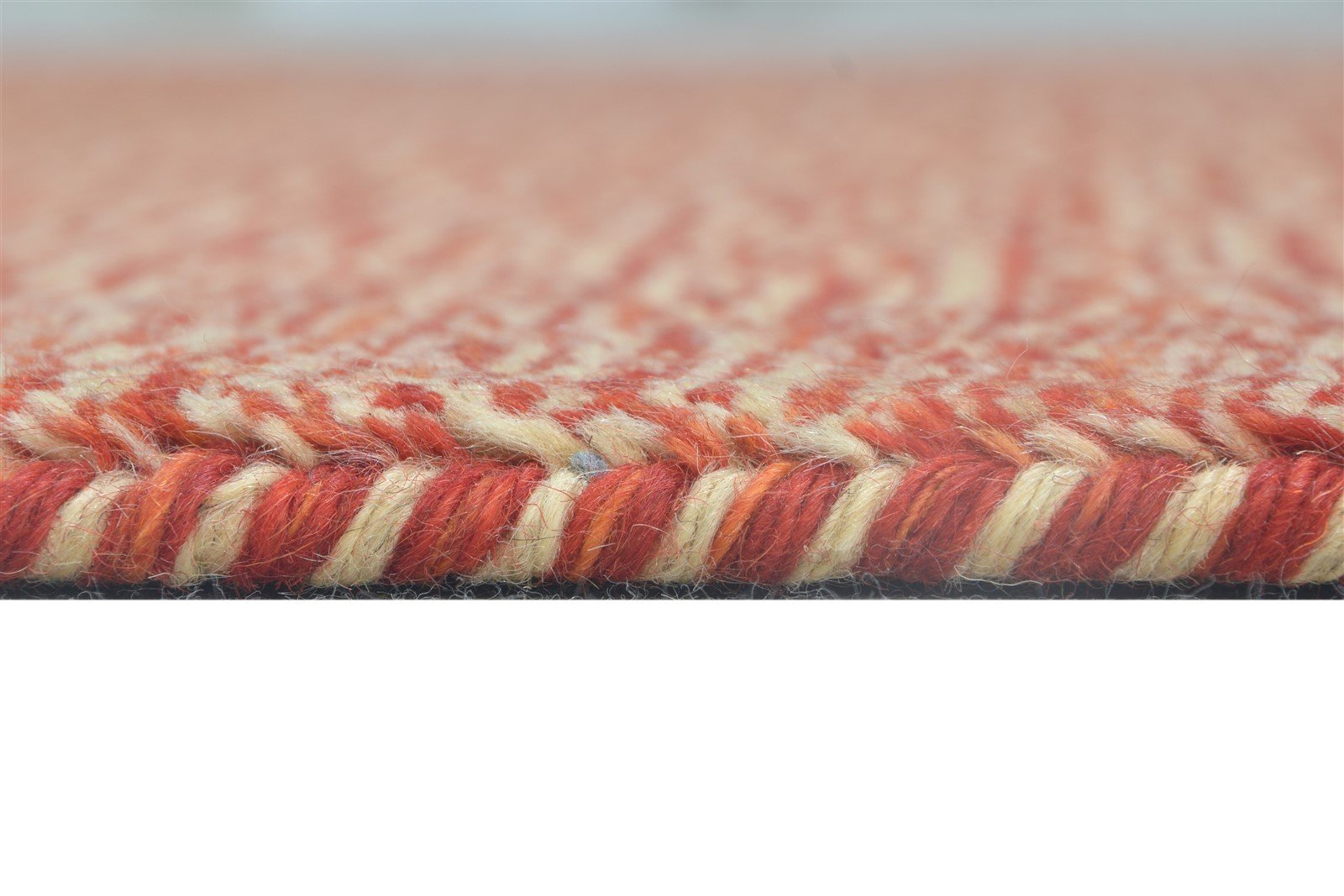 4' X 6' Rug Wool Rust Persian Handloom Gabbeh Striped Room Size Carpet   7864881184917