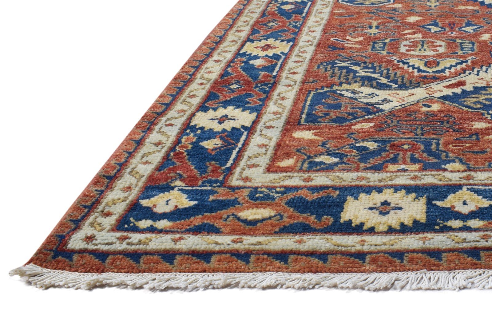 4' X 8' Rug Wool Red Persian Hand Knotted Kazak Oriental Room Size Runner   7864998035605