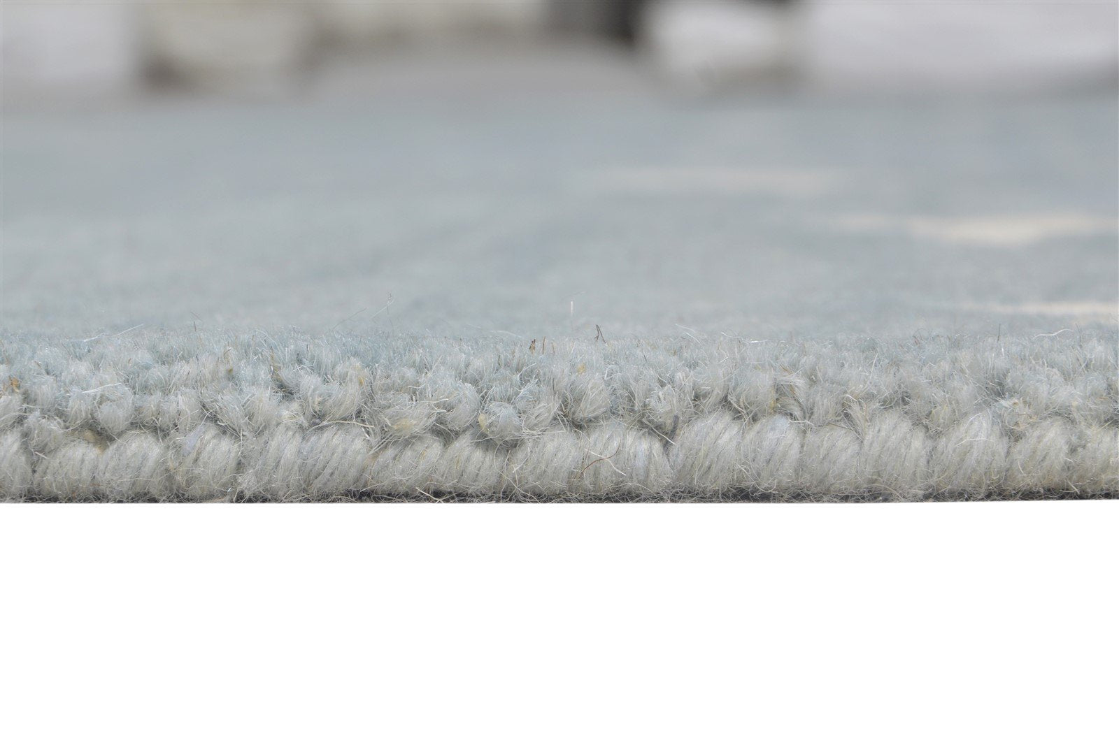 5' X 5' Rug Wool Blue Modern Hand Tufted American Stars Room Size Round   7865181175957