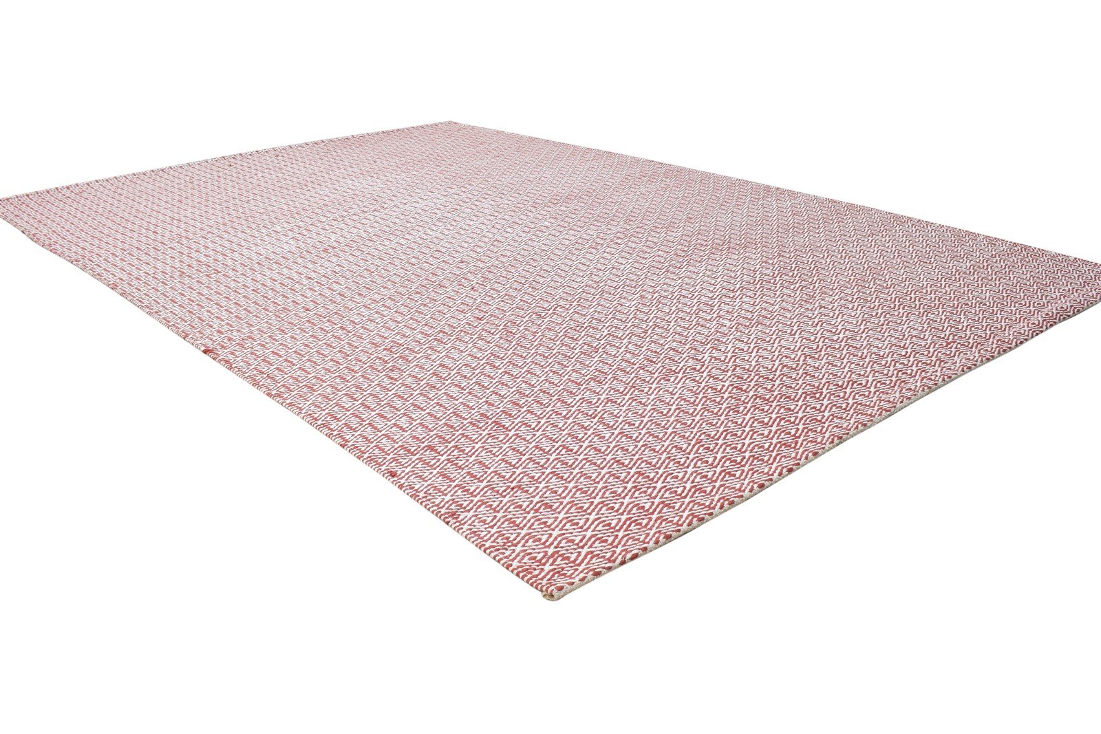 5' X 7' Rug Silk Pink Modern Dhurrie Scandinavian Trellis Room Size Carpet   7864485642389