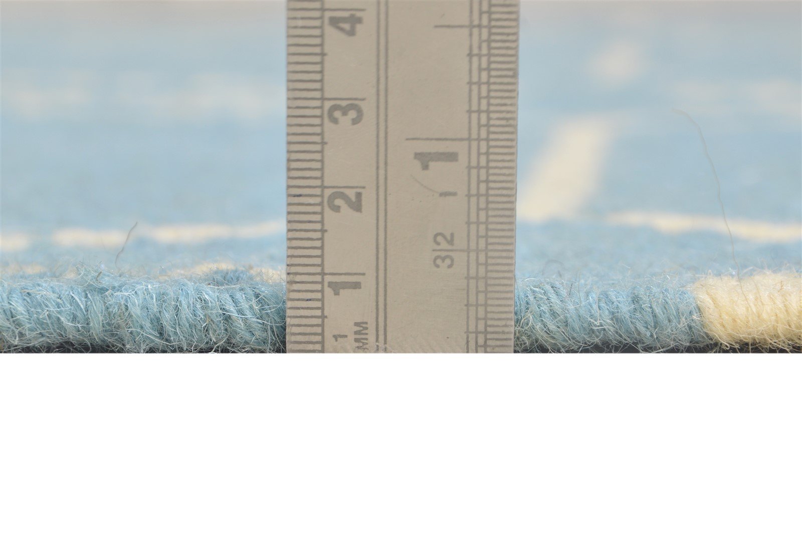 5' X 7' Rug Wool Blue Modern Dhurrie Moroccan Trellis Room Size Carpet   7864461688981