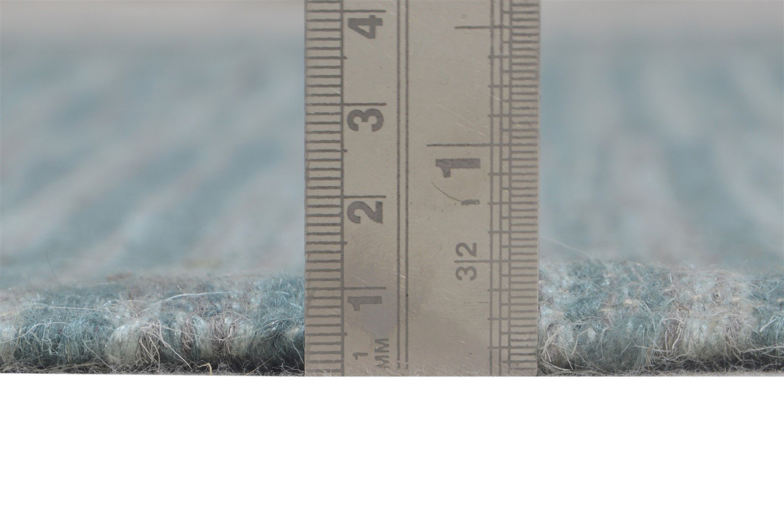 5' X 7' Rug Wool Blue Modern Dhurrie Scandinavian Striped Room Size Carpet   7865162563733