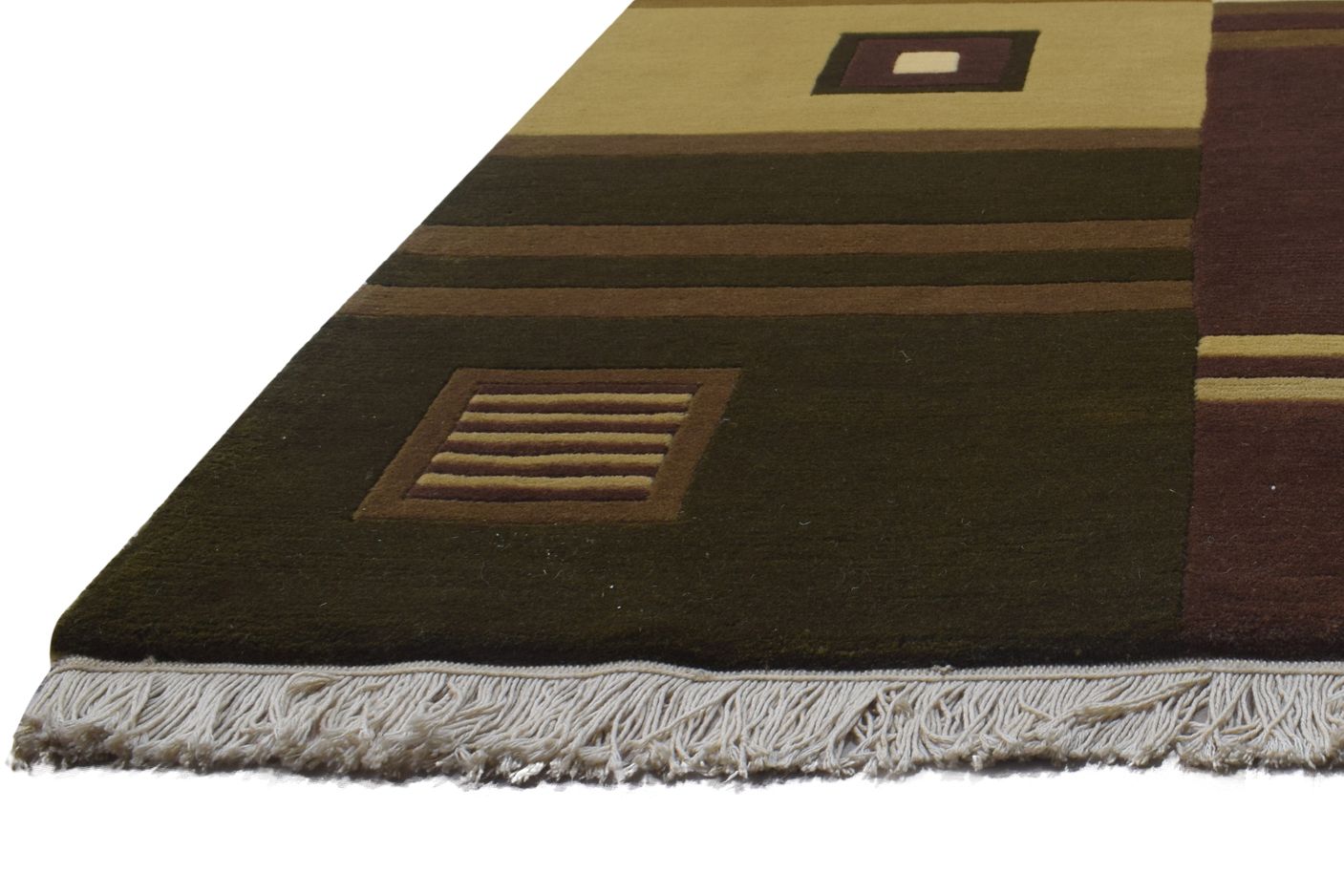 5' X 7' Rug Wool Brown Persian Hand Knotted Gabbeh Tribal Room Size Carpet   7864892915861