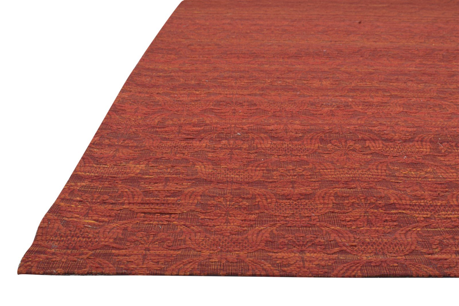 5' X 7' Rug Wool / Silk Red Modern Jacquard Loom French Damask Room Size Carpet   7864179097749