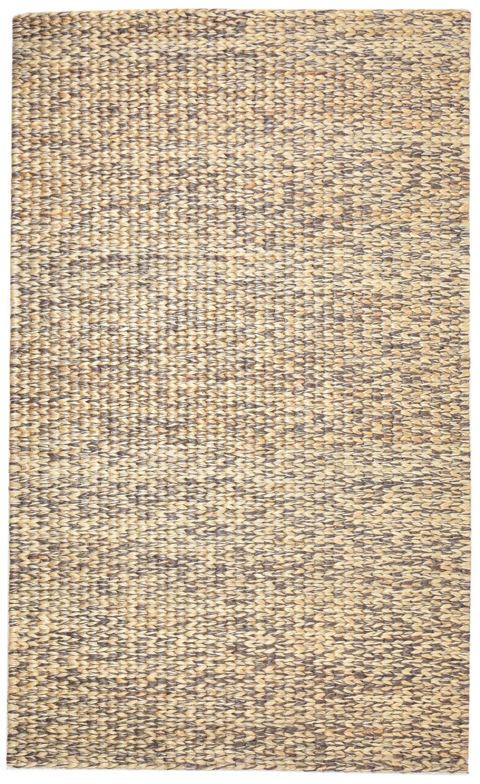 5' X 8' Rug Jute Brown Modern Braided Scandinavian Solid Room Size Carpet   7864483315861