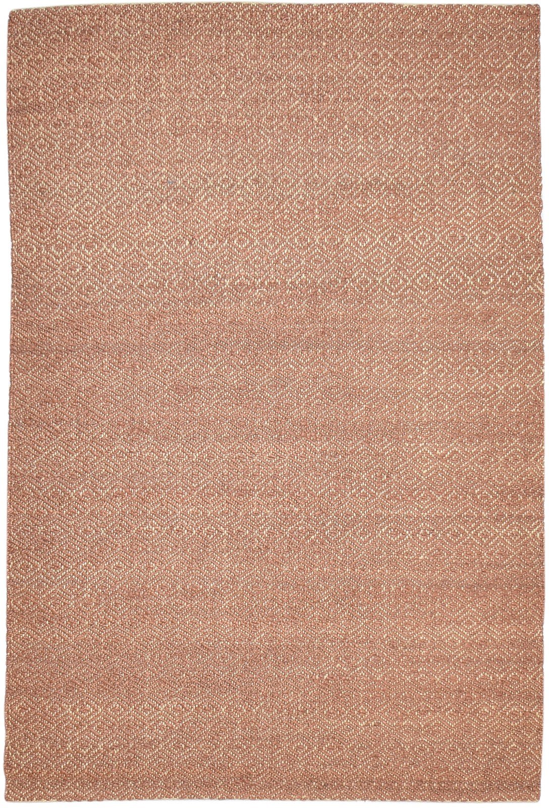 5' X 8' Rug Jute Brown Modern Dhurrie Bohemian Diamond Room Size Carpet   7864471060629