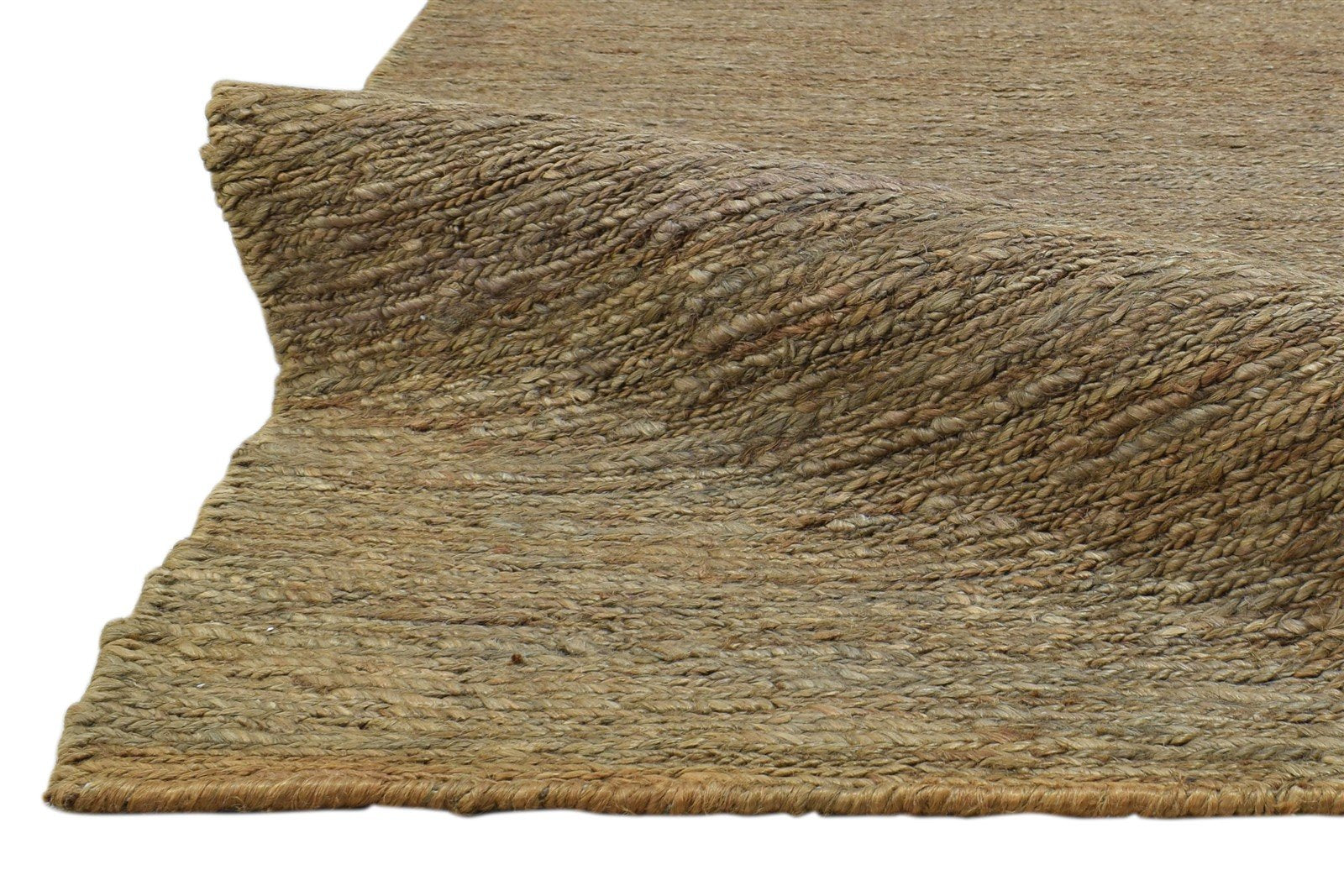 5' X 8' Rug Jute Gold Modern Hand Knotted Scandinavian Solid Room Size Carpet   7860699529365