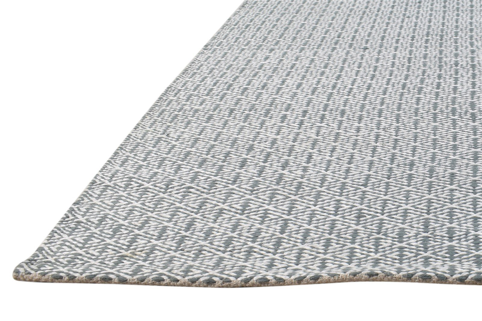 5' X 8' Rug Silk Grey Modern Dhurrie Scandinavian Diamond Room Size Carpet   7864471715989
