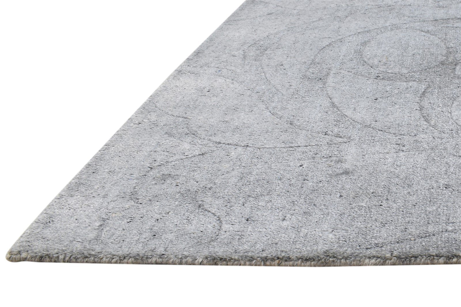 5' X 8' Rug Silk Grey Modern Handloom Scandinavian Abstract Room Size Carpet   7864443830421