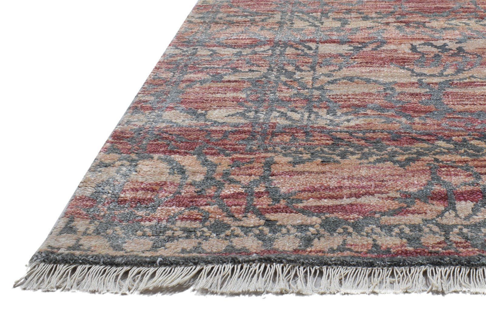 5' X 8' Rug Silk Red Modern Hand Knotted Bohemian Oriental Room Size Carpet   7864099471509