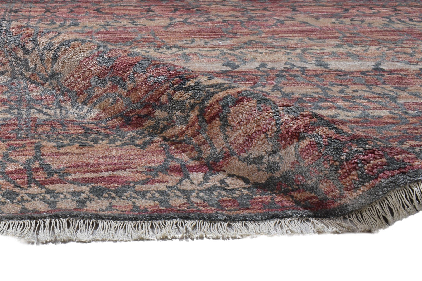 5' X 8' Rug Silk Red Modern Hand Knotted Bohemian Oriental Room Size Carpet   7864099471509