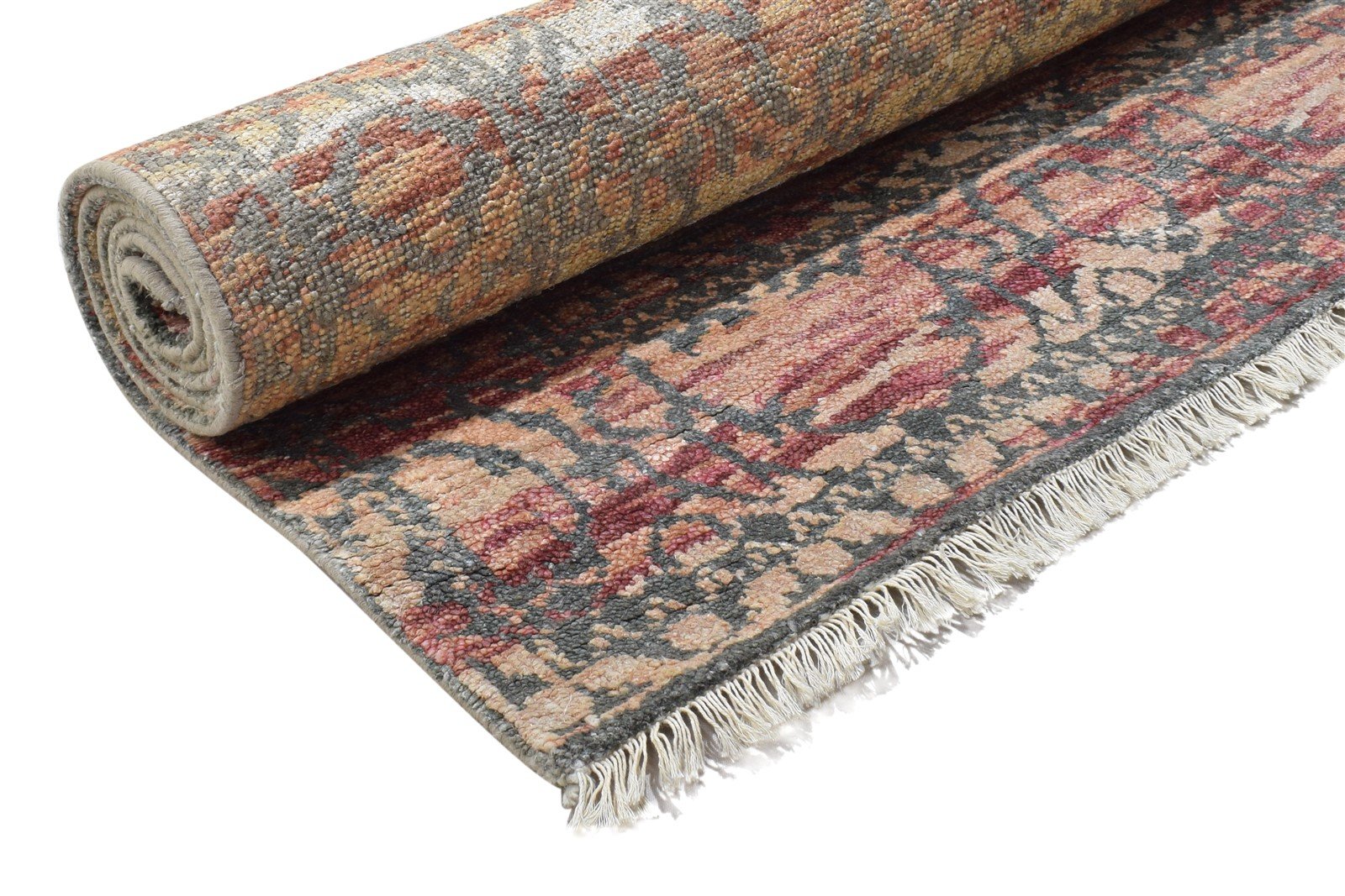 5' X 8' Rug Silk Red Modern Hand Knotted Bohemian Oriental Room Size Carpet   7864099471509