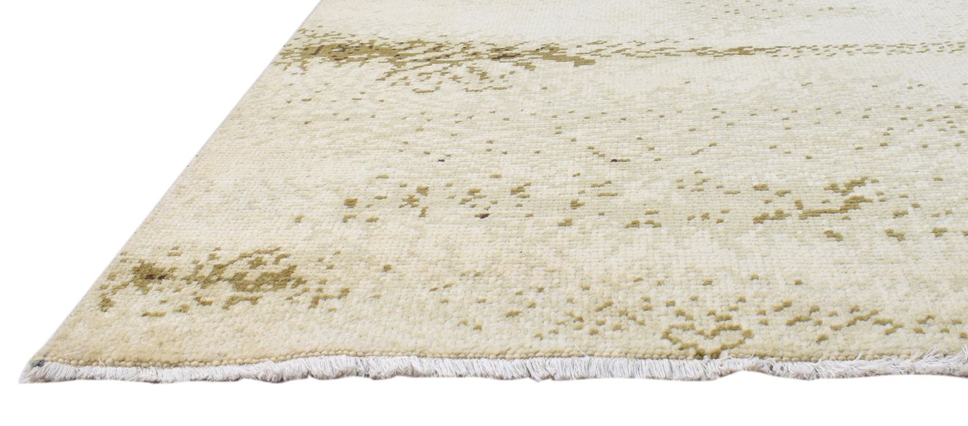 5' X 8' Rug Wool Beige Modern Hand Knotted Indian Galaxy Room Size Carpet   7860678000789