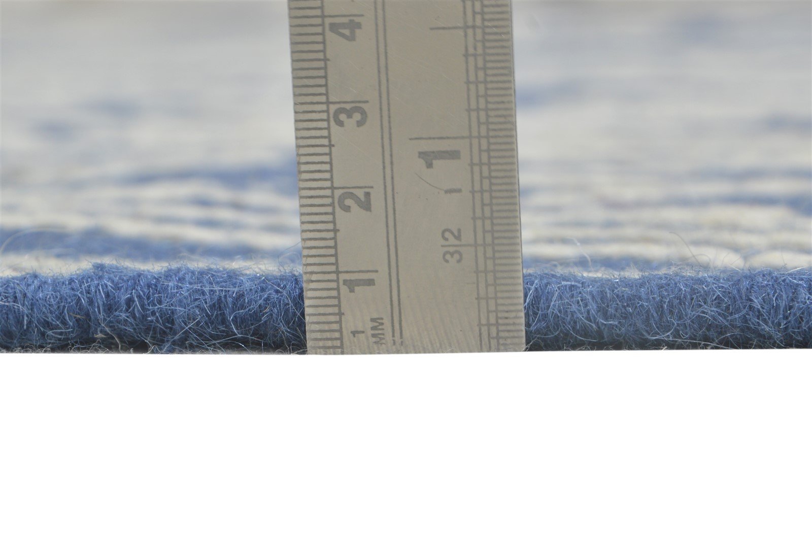 5' X 8' Rug Wool Blue Modern Dhurrie Moroccan Diamond Room Size Carpet   7865038176405