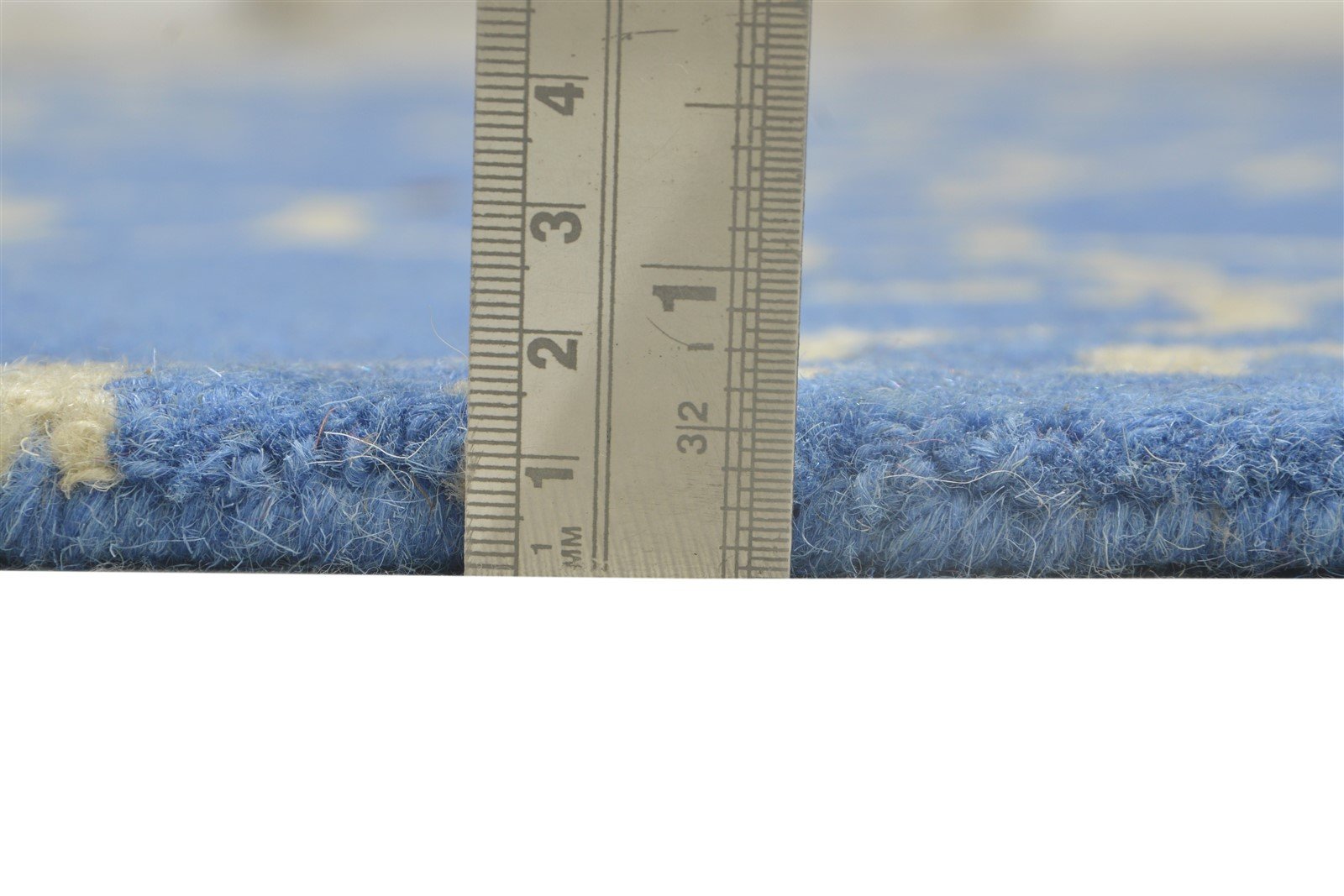 5' X 8' Rug Wool Blue Modern Hand Tufted Moroccan Trellis Room Size Carpet   7864249614485