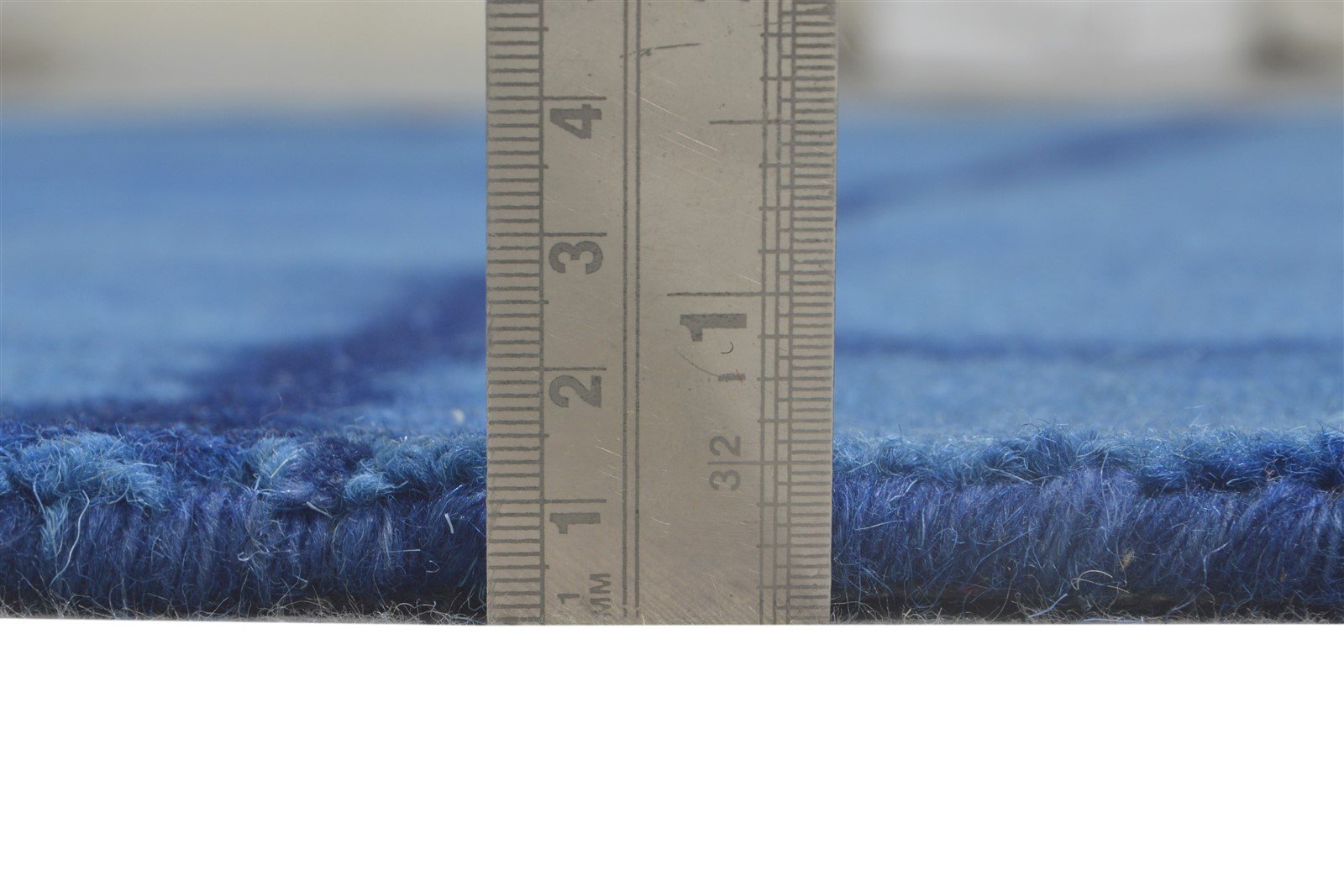 5' X 8' Rug Wool Blue Modern Hand Tufted Shibori Tie Dye Room Size Carpet   7865199755413