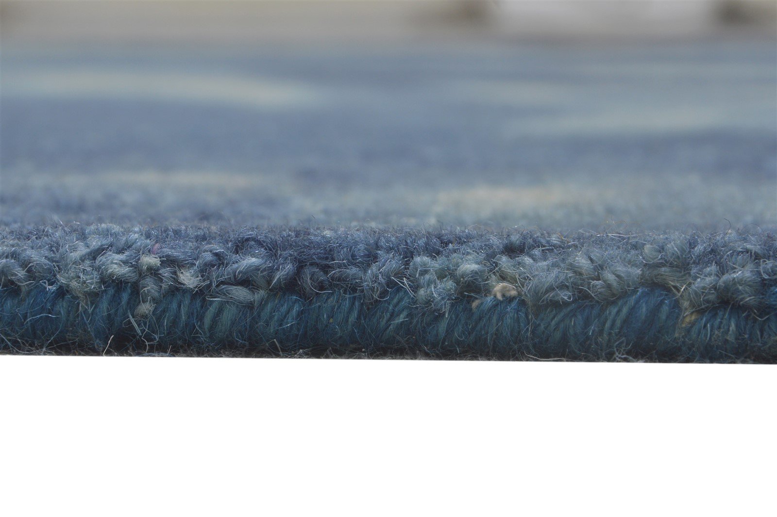 5' X 8' Rug Wool Blue Modern Hand Tufted Shibori Tie Dye Room Size Carpet   7865200050325
