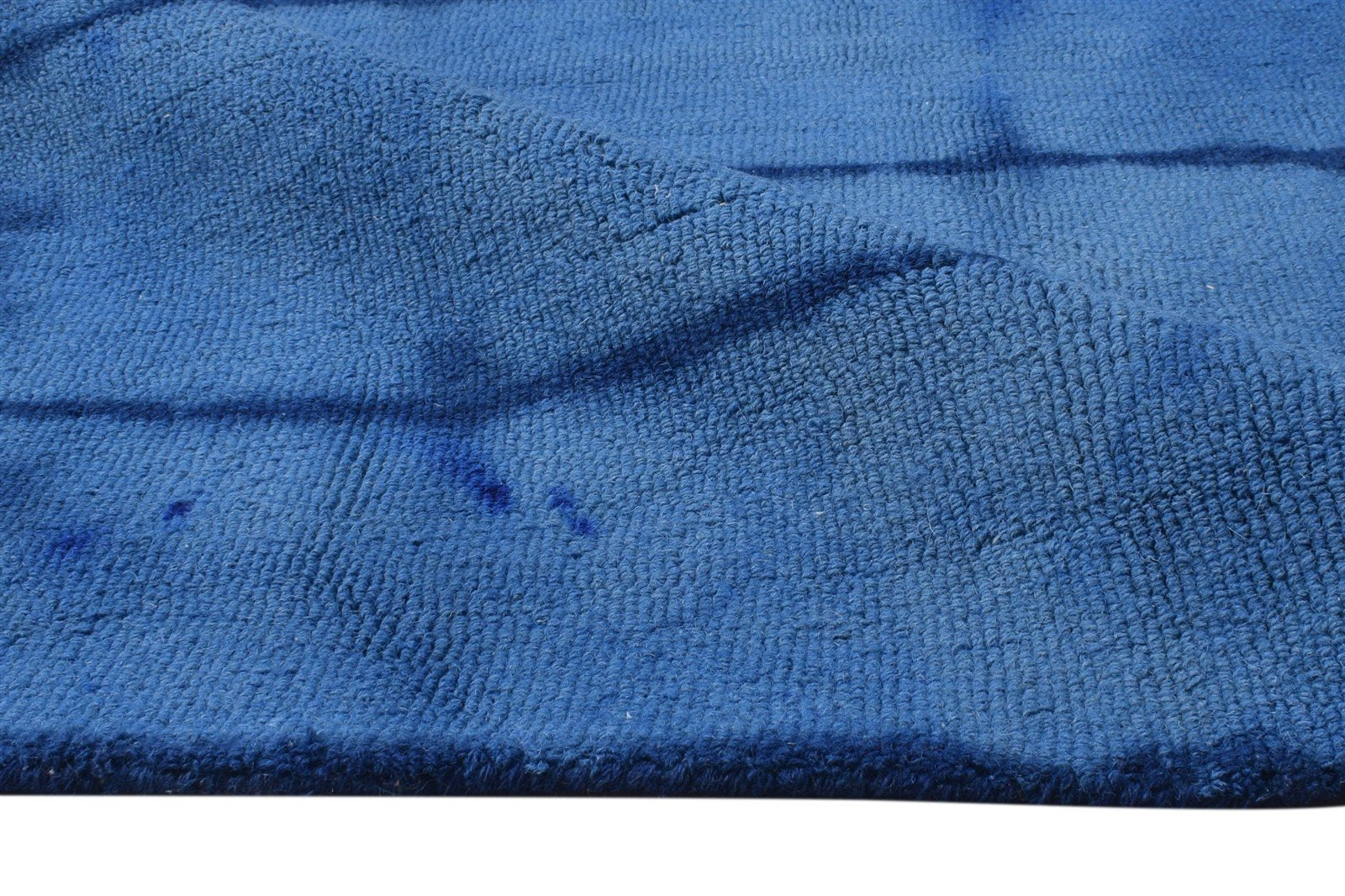 5' X 8' Rug Wool Blue Modern Hand Tufted Shibori Tie Dye Room Size Carpet   7865200803989