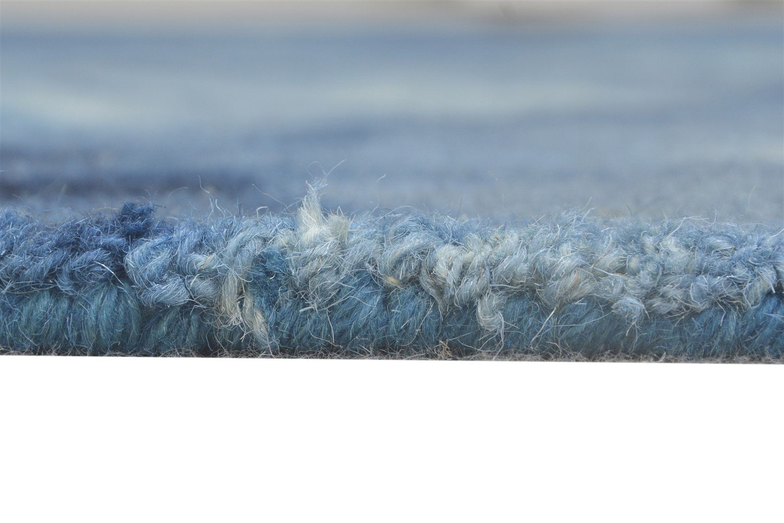 5' X 8' Rug Wool Blue Modern Hand Tufted Shibori Tie Dye Room Size Carpet   7865203490965