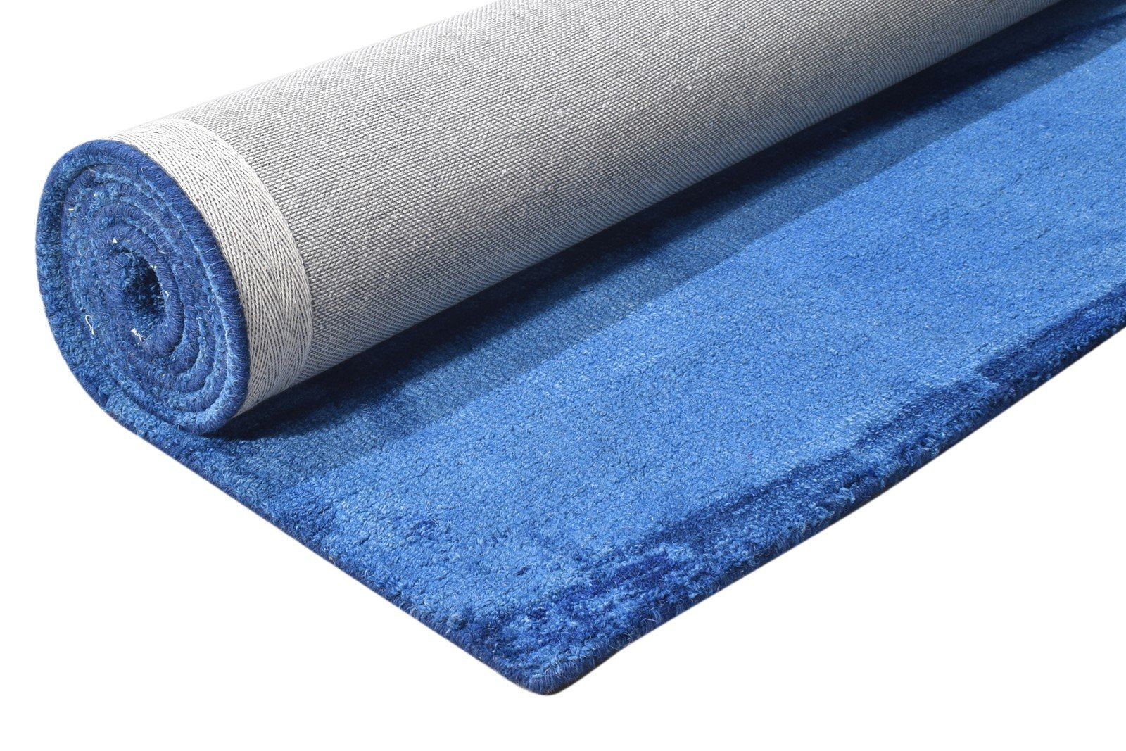 5' X 8' Rug Wool Blue Modern Hand Tufted Shibori Tie Dye Room Size Carpet   7865205620885