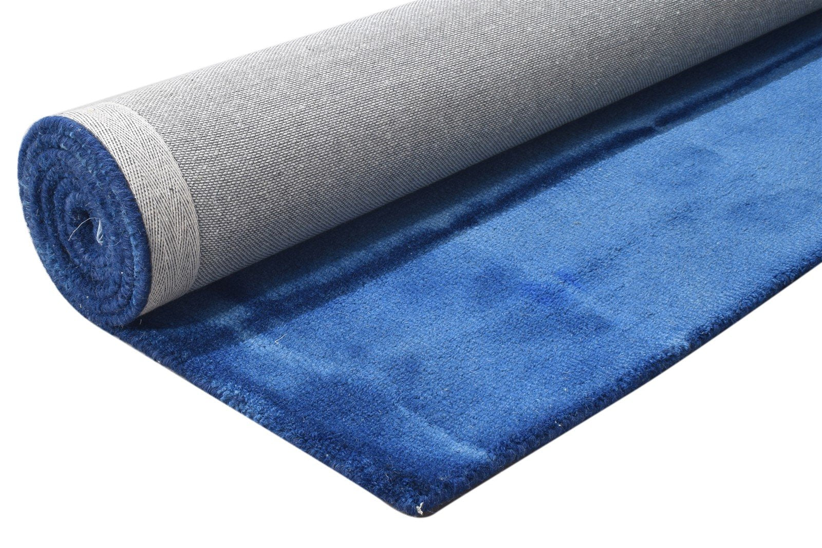 5' X 8' Rug Wool Blue Modern Hand Tufted Shibori Tie Dye Room Size Carpet   7865206407317