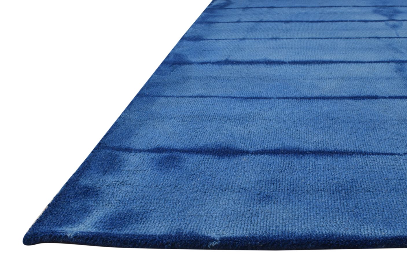 5' X 8' Rug Wool Blue Modern Hand Tufted Shibori Tie Dye Room Size Carpet   7865202704533