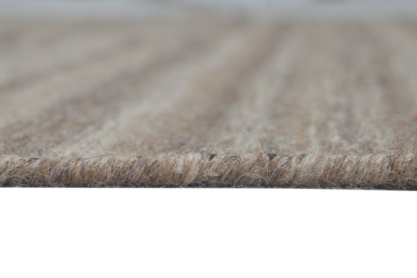 5' X 8' Rug Wool Brown Modern Dhurrie Scandinavian Striped Room Size Carpet   7865170264213