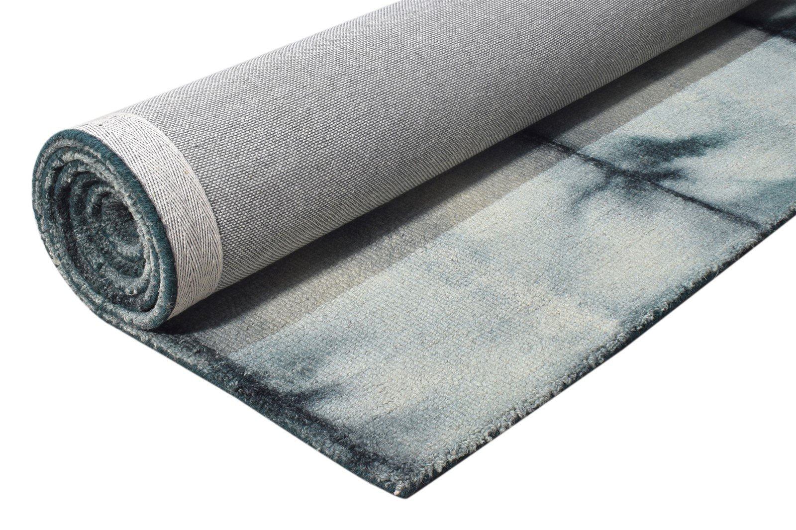 Jemmy 5' X 8' Rug Wool Charcoal Modern Hand Tufted Shibori Tie Dye   7865173049493