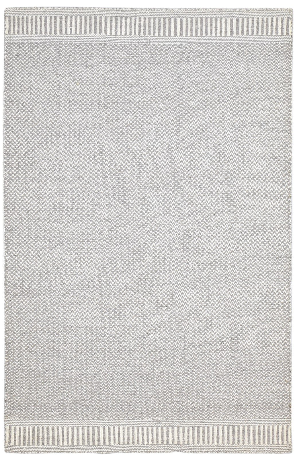 5' X 8' Rug Wool Grey Modern Dhurrie Scandinavian Solid Room Size Carpet   7864454742165