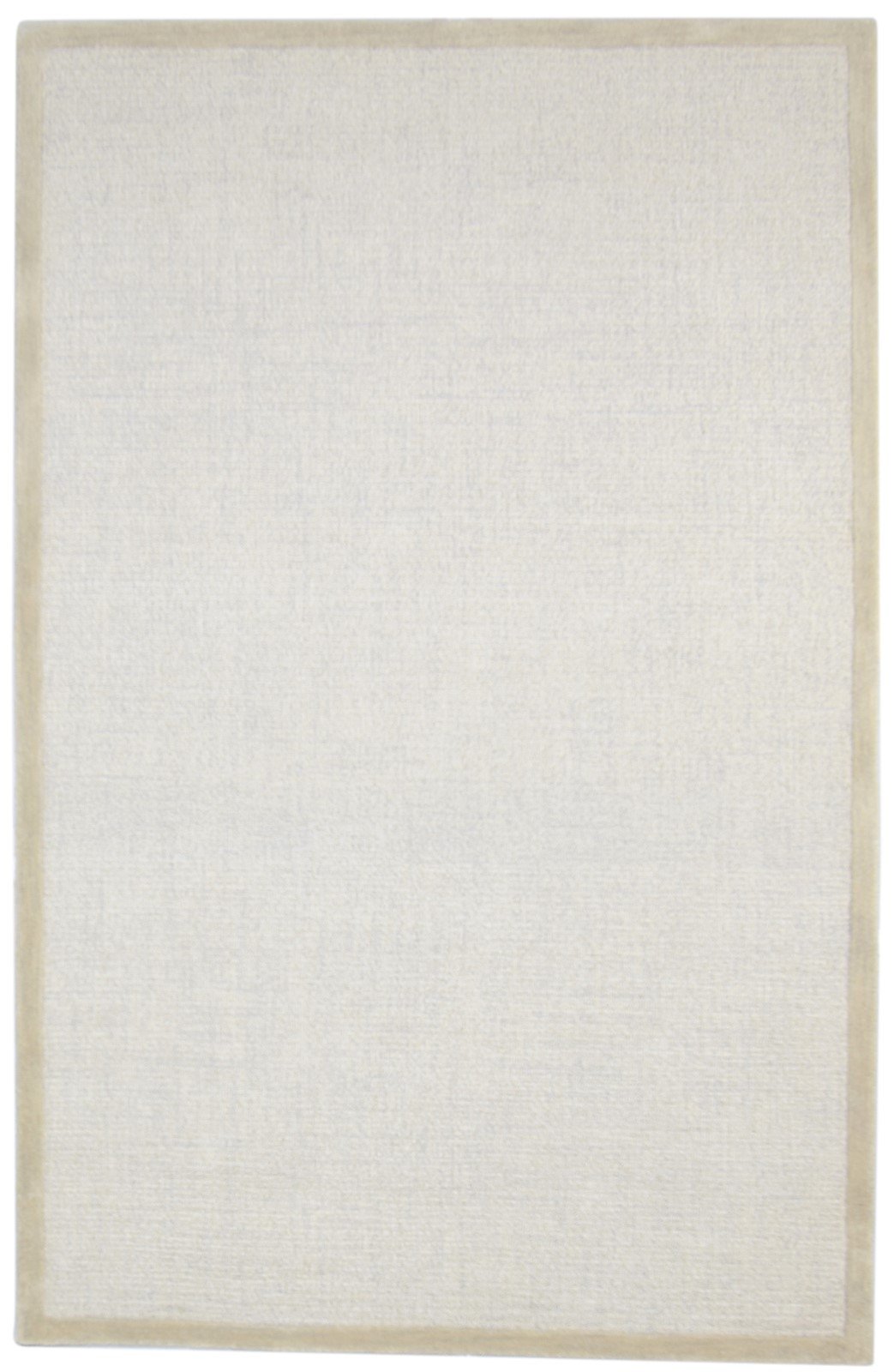 5' X 8' Rug Wool Grey Modern Hand Tufted Scandinavian Solid Room Size Carpet   7864108384405