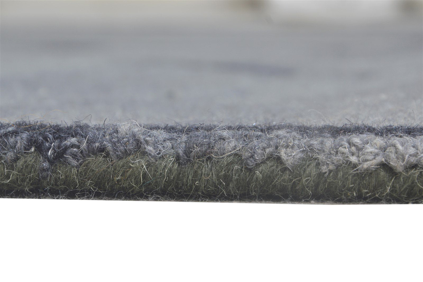 5' X 8' Rug Wool Grey Modern Hand Tufted Shibori Tie Dye Room Size Carpet   7865204048021