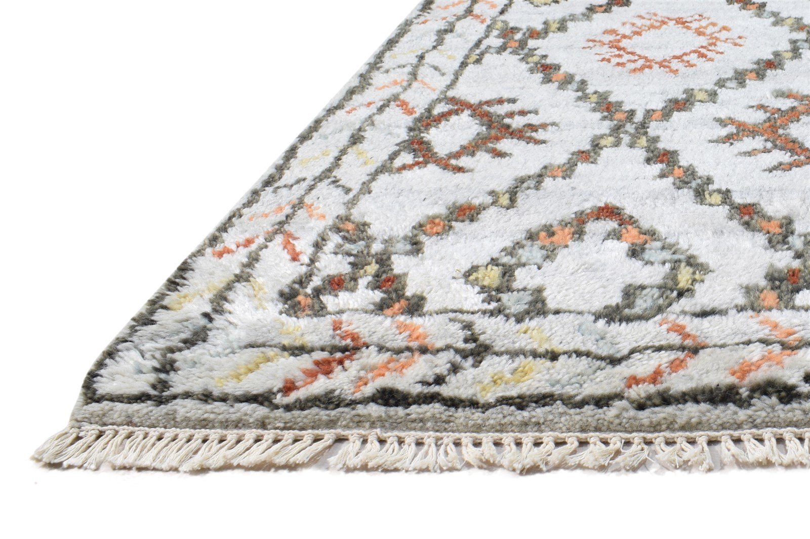 5' X 8' Rug Wool Grey Southwestern Hand Knotted American Tribal Room Size Carpet   7865011372181