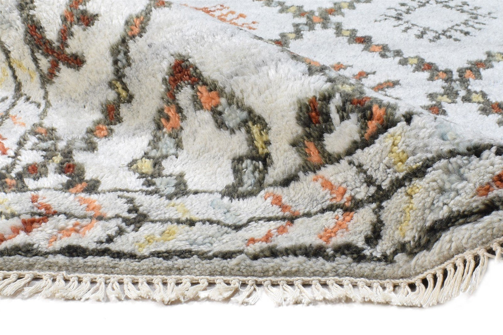 5' X 8' Rug Wool Grey Southwestern Hand Knotted American Tribal Room Size Carpet   7865011372181
