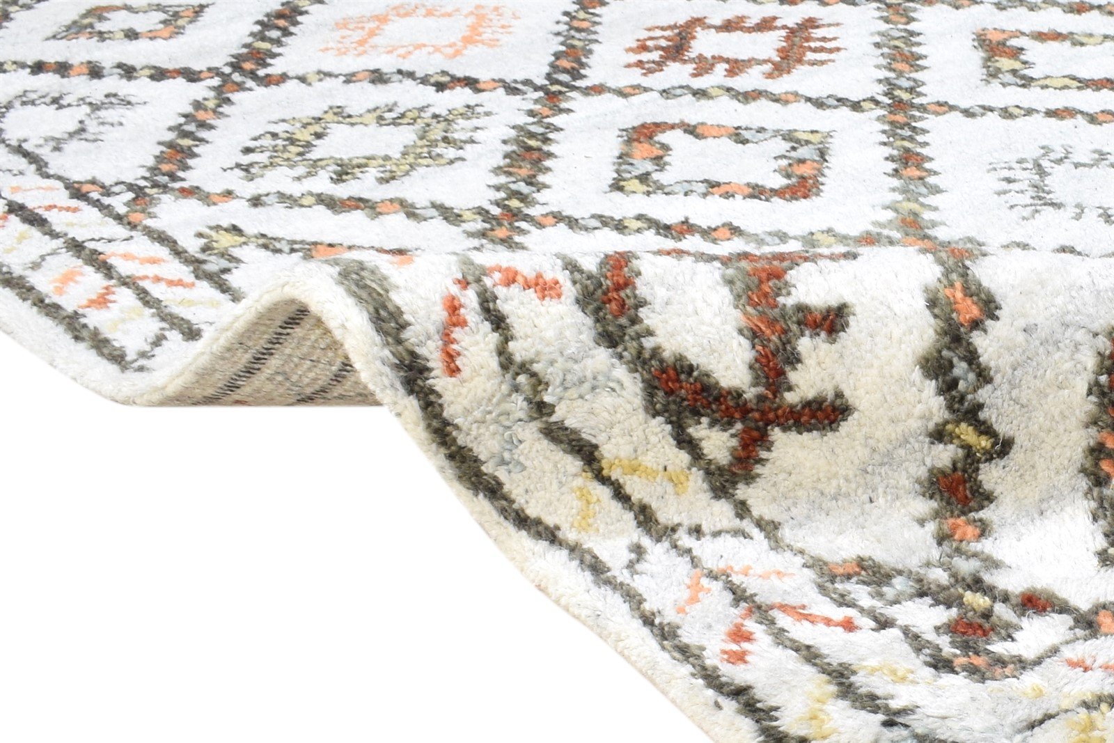 5' X 8' Rug Wool Grey Southwestern Hand Knotted American Tribal Room Size Carpet   7865011372181