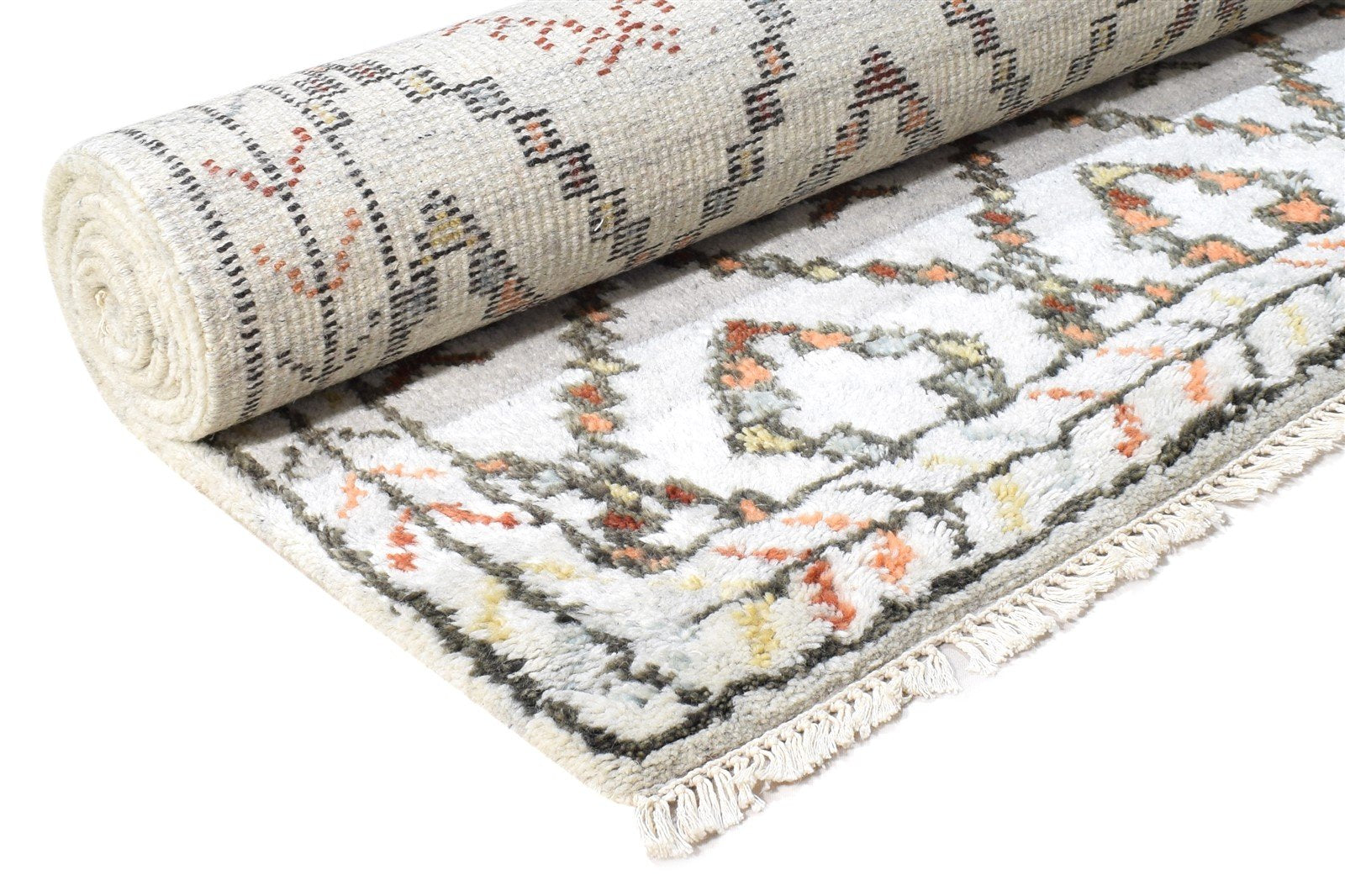 5' X 8' Rug Wool Grey Southwestern Hand Knotted American Tribal Room Size Carpet   7865011372181