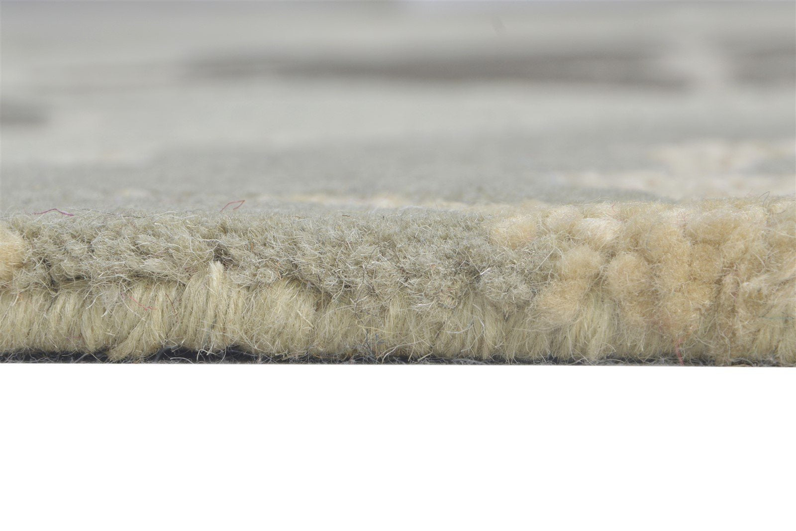 5' X 8' Rug Wool Off-White Modern Hand Tufted French Floral Room Size Carpet   7865054822549