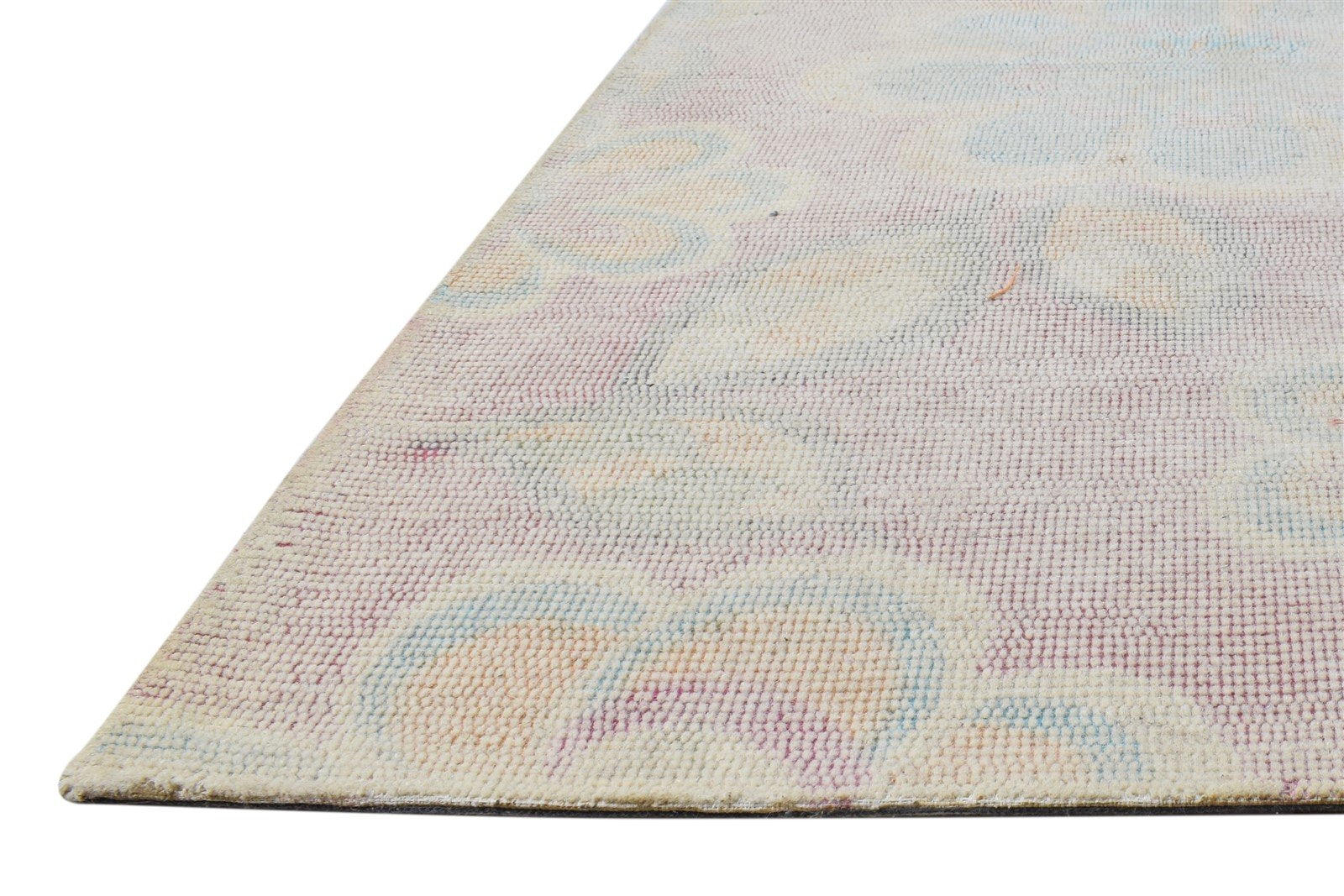 5' X 8' Rug Wool Pink Modern Hand Tufted French Floral Room Size Carpet   7865056592021