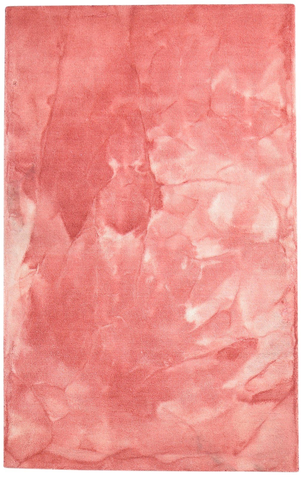 5' X 8' Rug Wool Red Modern Hand Tufted Shibori Tie Dye Room Size Carpet   7865173901461