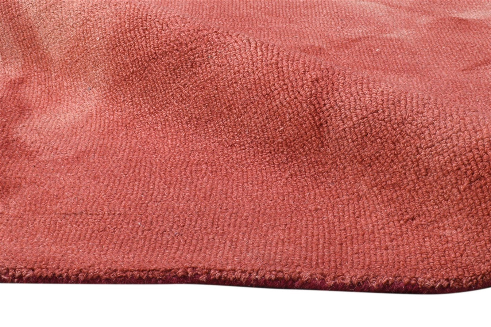 5' X 8' Rug Wool Red Modern Hand Tufted Shibori Tie Dye Room Size Carpet   7865173901461
