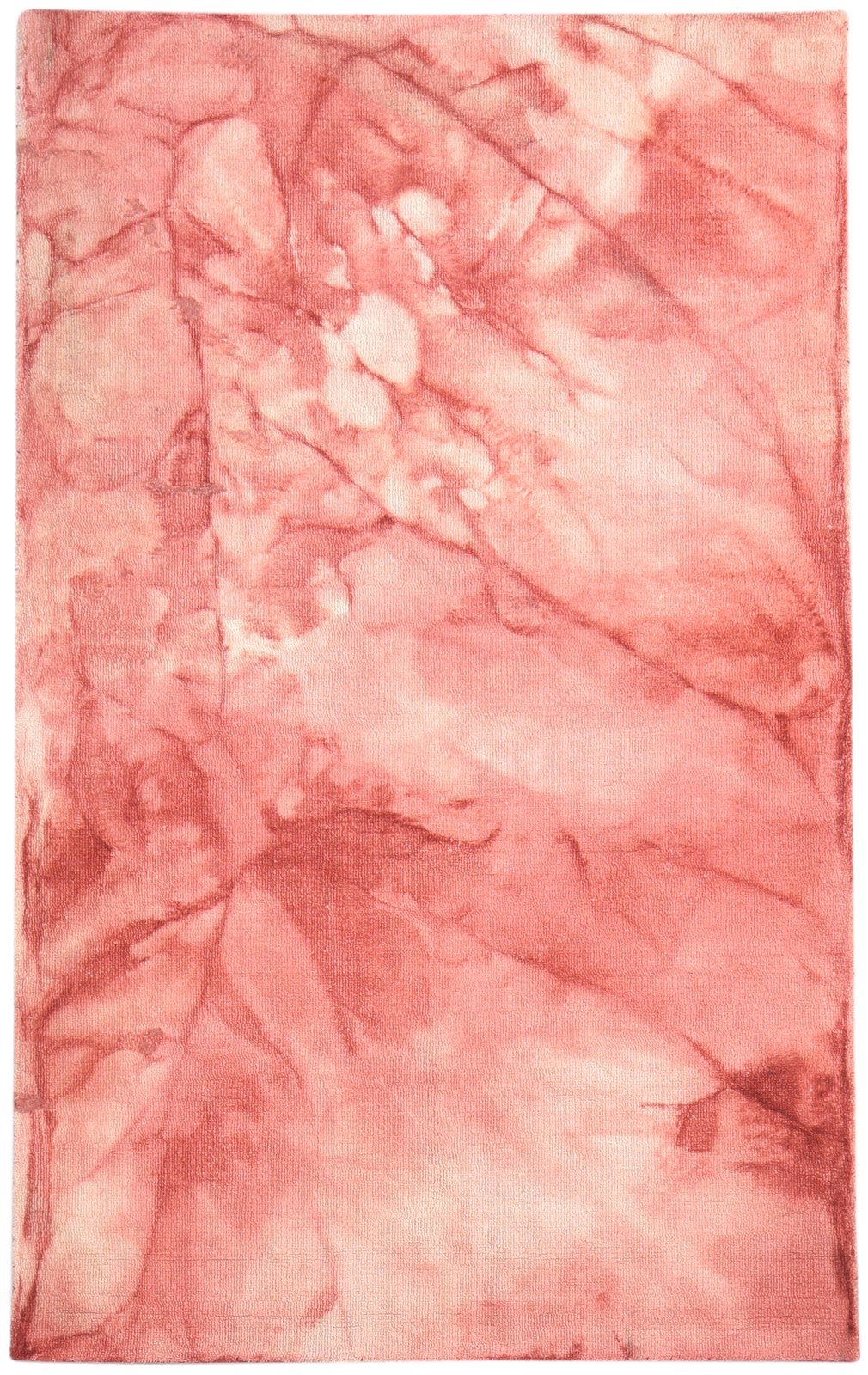 5' X 8' Rug Wool Red Modern Hand Tufted Shibori Tie Dye Room Size Carpet   7865174294677