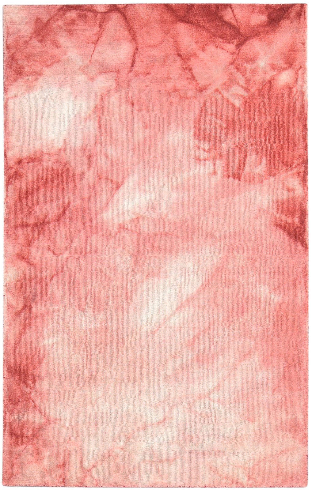 5' X 8' Rug Wool Red Modern Hand Tufted Shibori Tie Dye Room Size Carpet   7865175081109