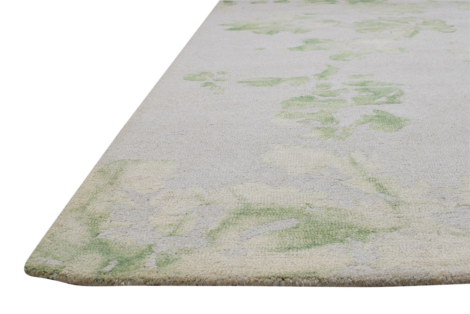 Robbi 5' X 8' Rug Wool Sage Modern Hand Tufted Shibori Tie Dye   7864155078805