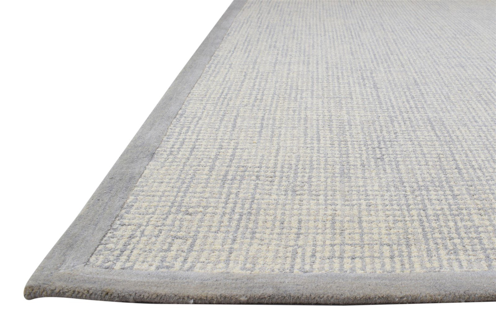 5' X 8' Rug Wool Sand Modern Hand Tufted Scandinavian Bordered Room Size Carpet   7864266555541