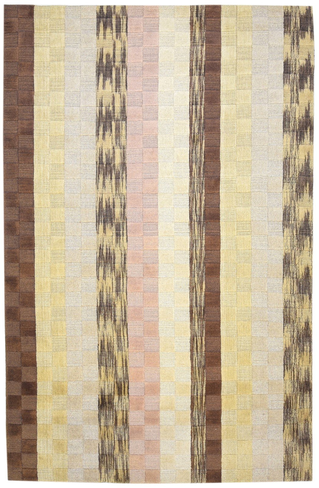 5' X 8' Rug Wool Sand Persian Handloom Gabbeh Tribal Room Size Carpet   7864886952085